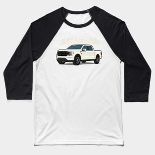 Car truck off road  f-150 white Baseball T-Shirt